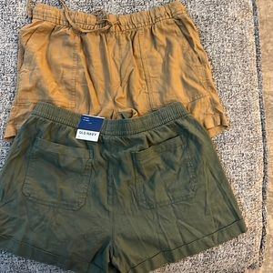 Womens linen shorts